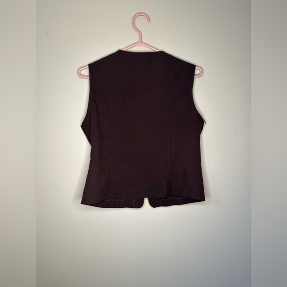 Ashley Taylor Brown Vest - Picture 2 of 3